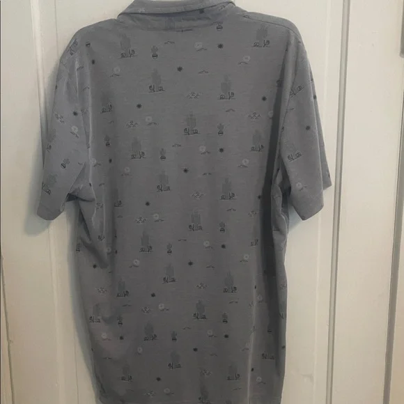 Travis Mathew Charcoal Polo Shirt - Picture 3 of 3